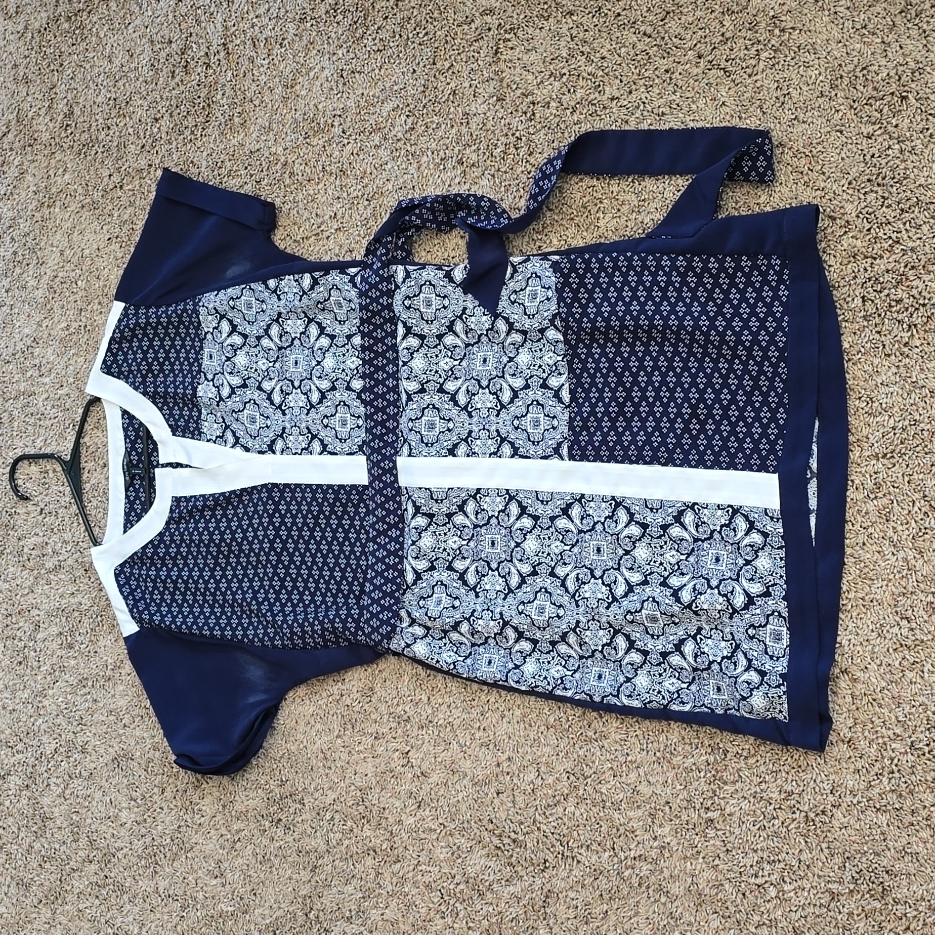 Patterned Dress Small